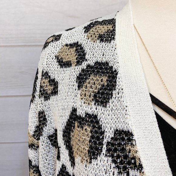 Leopard Print Lightweight Cardigan - Picture 8 of 10